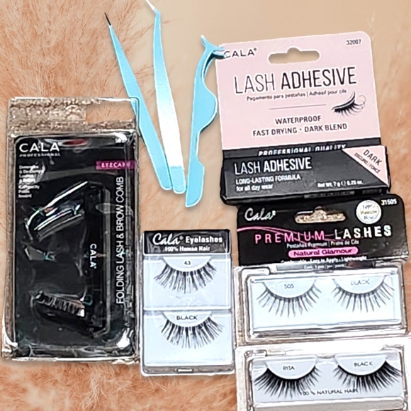 Cala Other - Eyelashes bundle, brush, adhesive and tweezers!